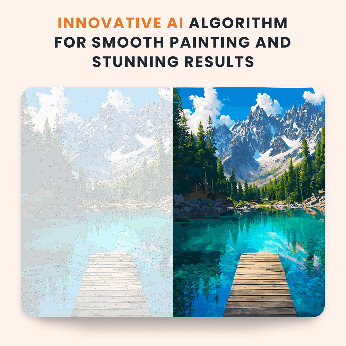 Paint by numbers - Mountain Dock - MyArt