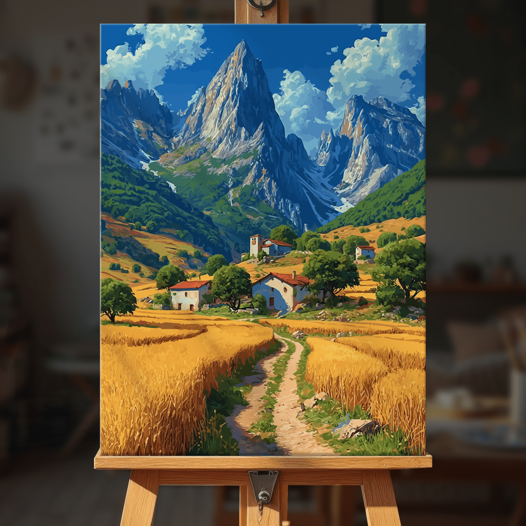 Paint by numbers - Mountain Harvest - MyArt