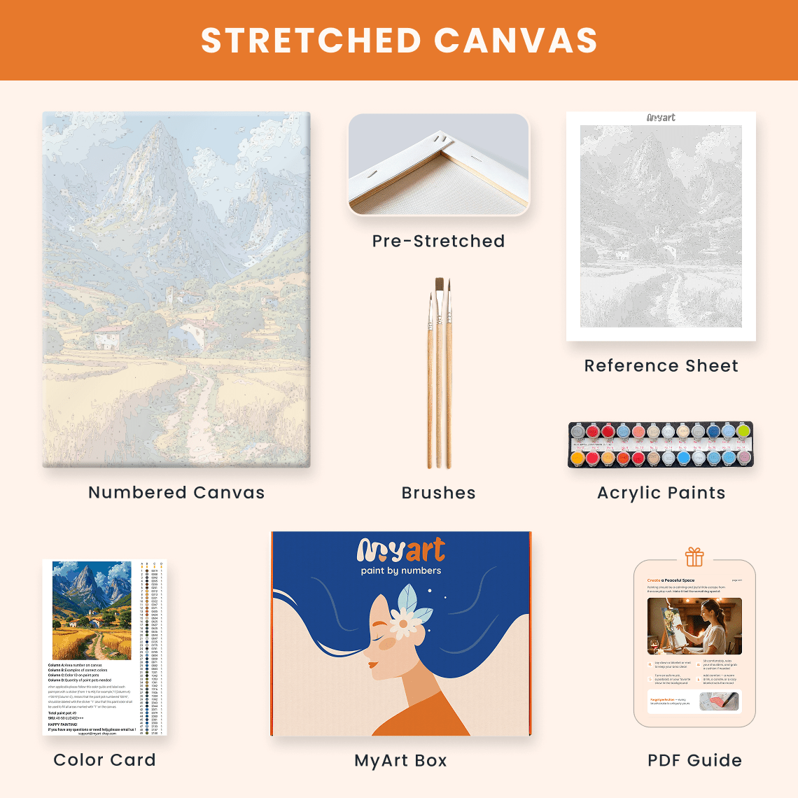 Paint by numbers - Mountain Harvest - MyArt