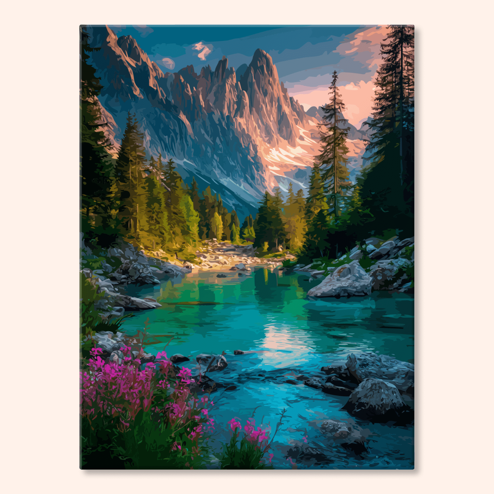 Paint by numbers - Mountain Meadow - MyArt