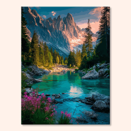 Paint by numbers - Mountain Meadow - MyArt