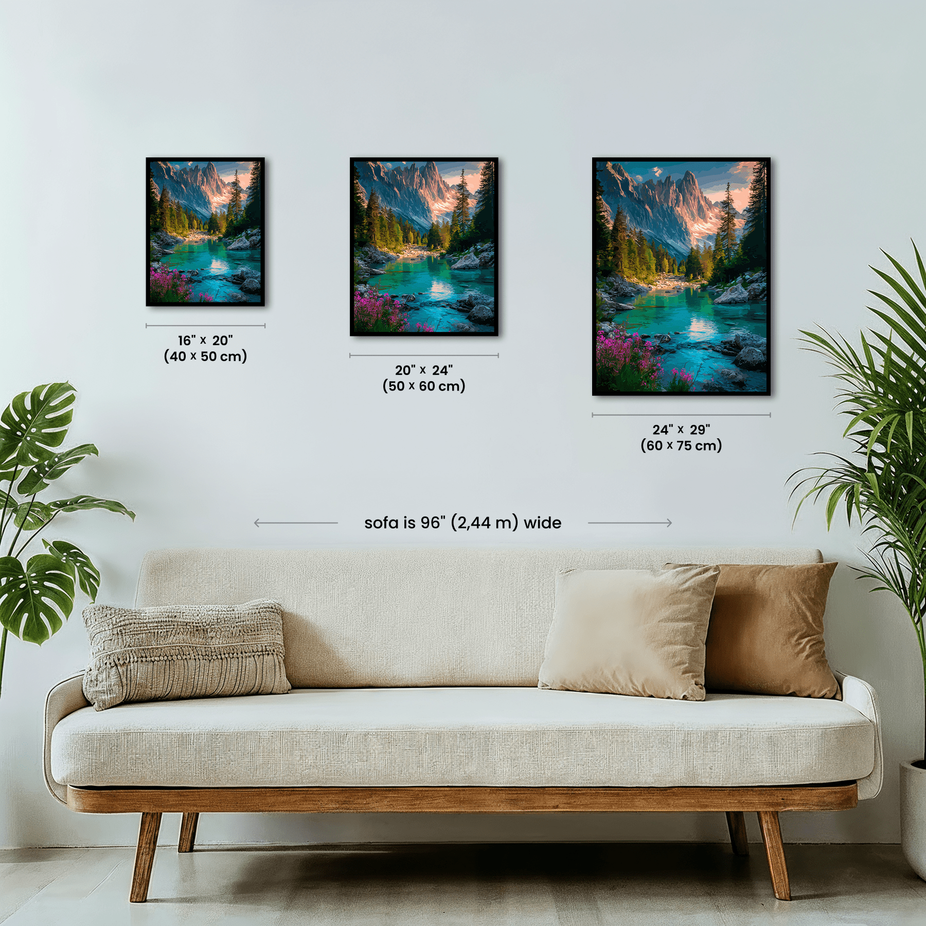 Paint by numbers - Mountain Meadow - MyArt