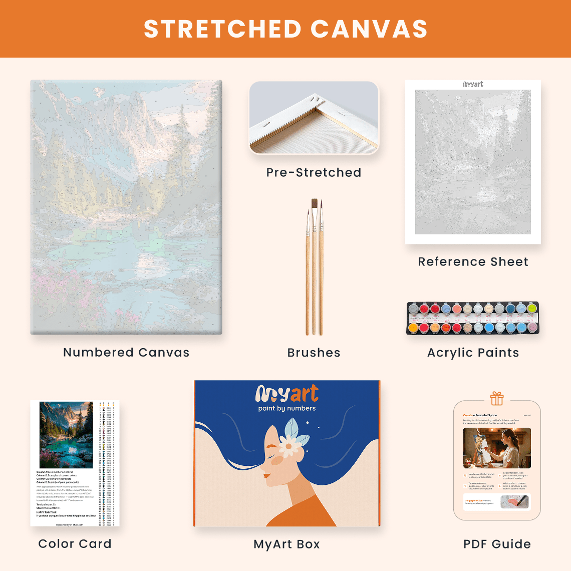 Paint by numbers - Mountain Meadow - MyArt