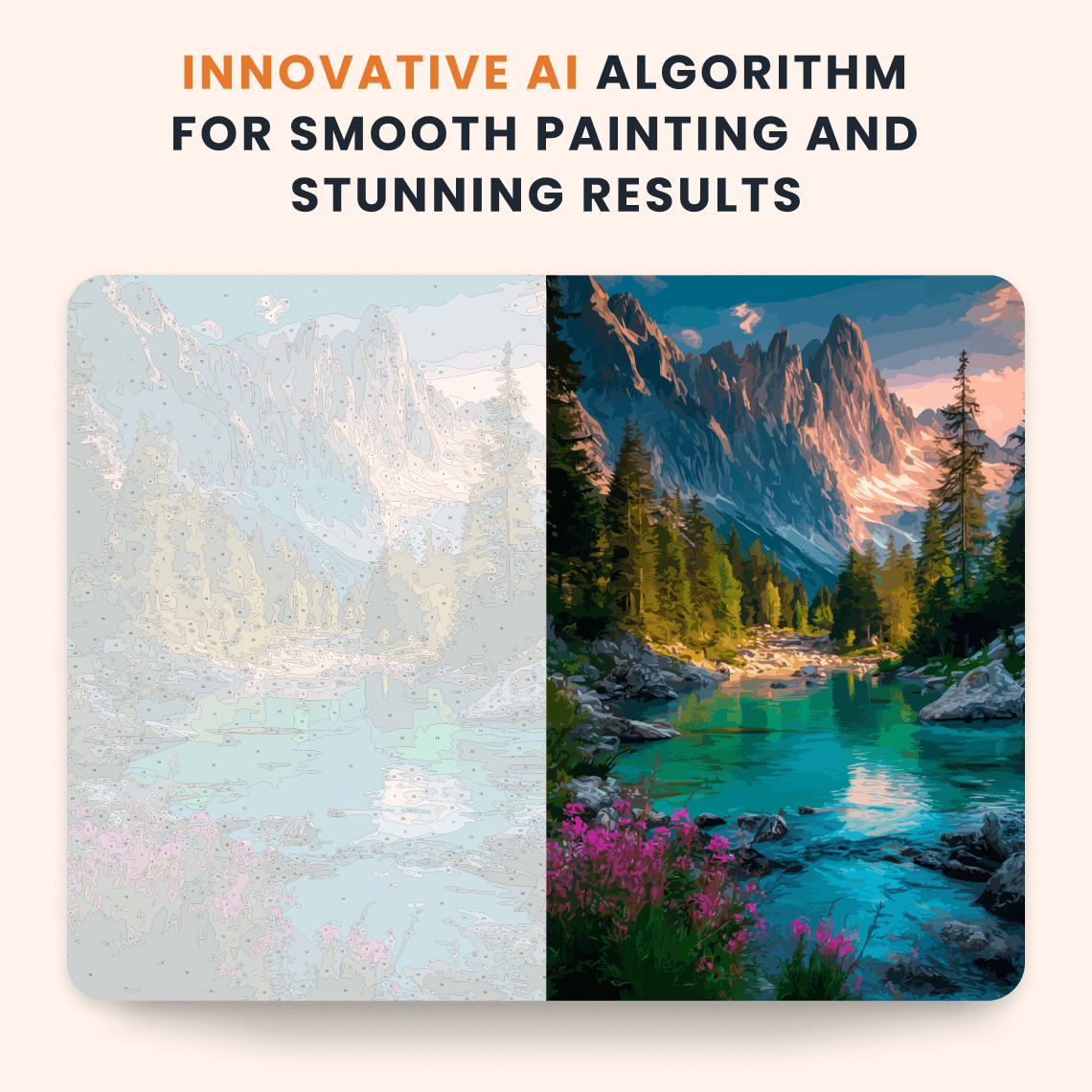 Paint by numbers - Mountain Meadow - MyArt