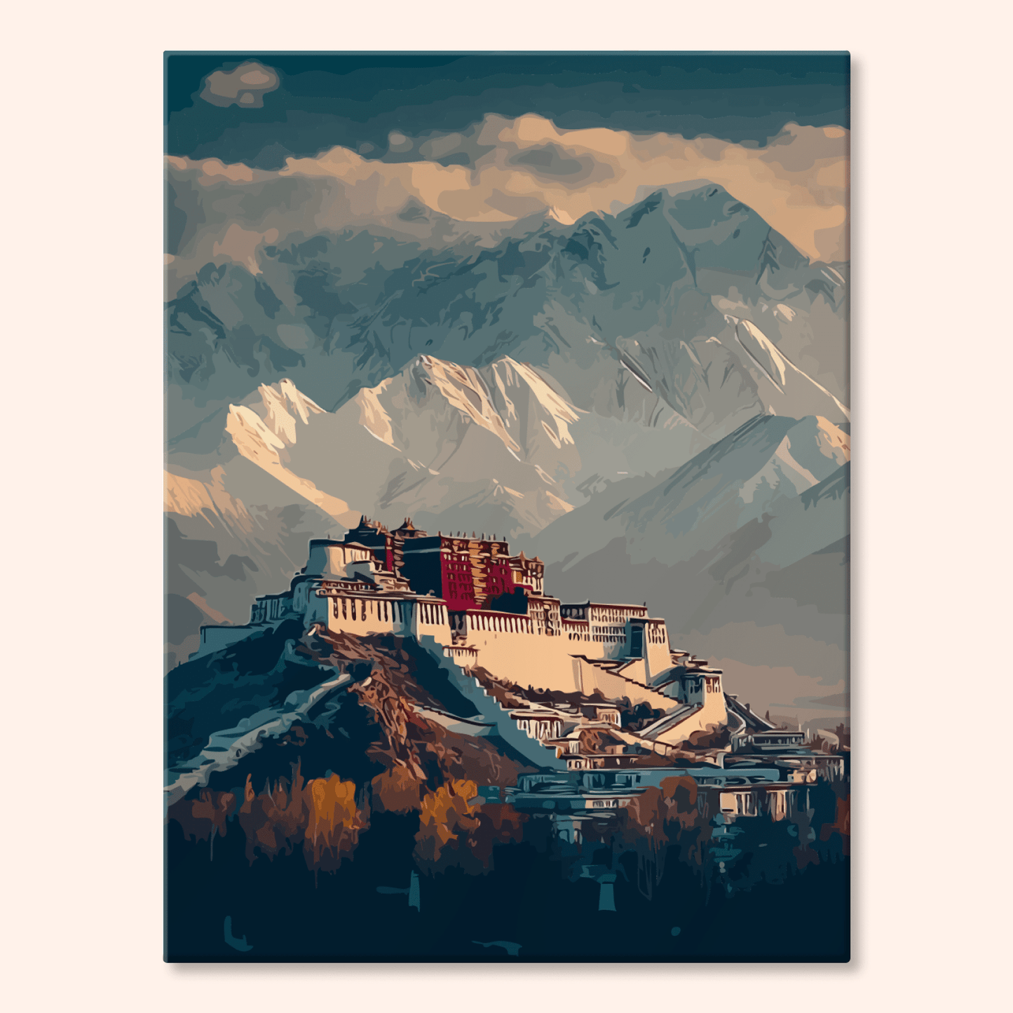 Paint by numbers - Mountain Monastery - MyArt