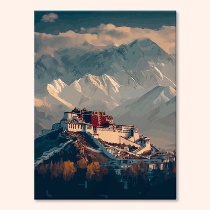 Paint by numbers - Mountain Monastery - MyArt