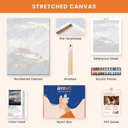 Paint by numbers - Mountain Monastery - MyArt