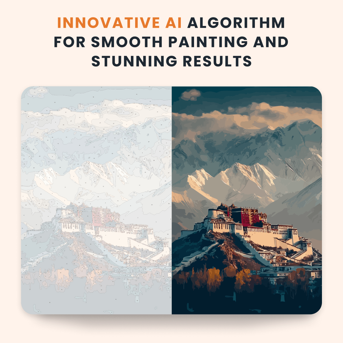 Paint by numbers - Mountain Monastery - MyArt