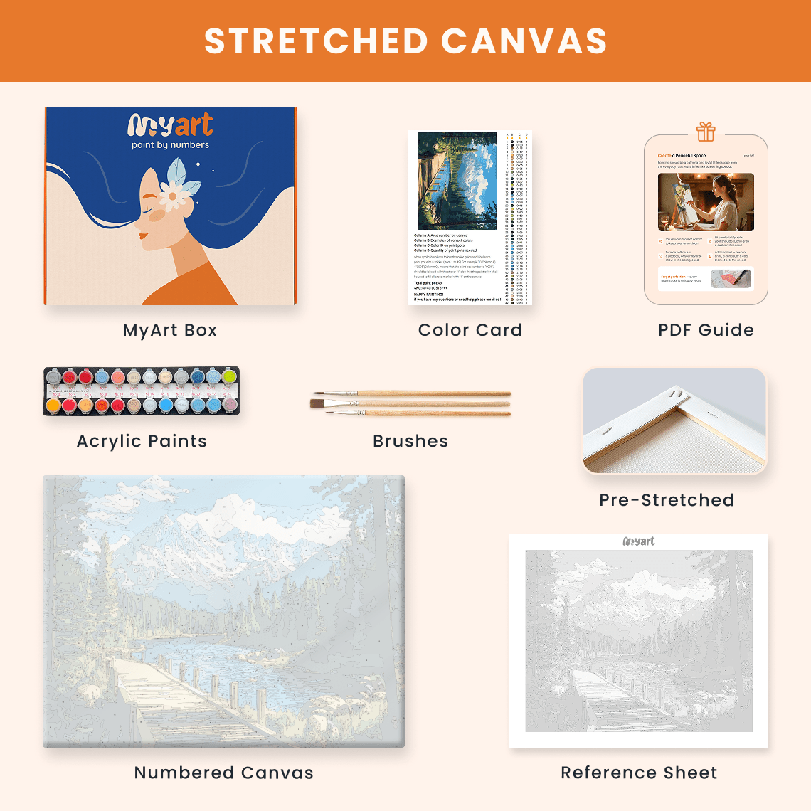 Paint by numbers - Mountain Path - MyArt