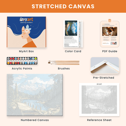 Paint by numbers - Mountain Path - MyArt