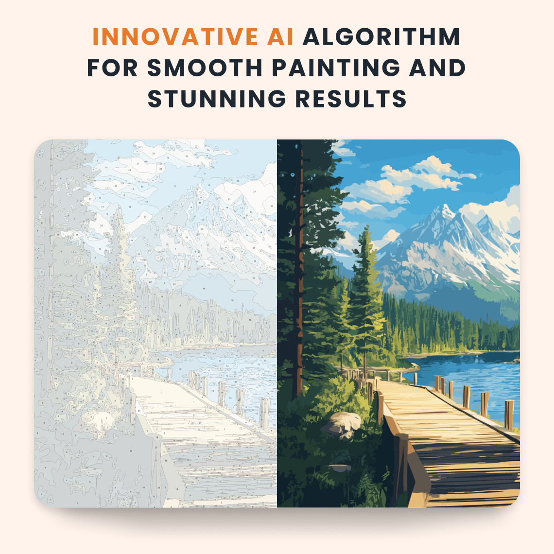 Paint by numbers - Mountain Path - MyArt