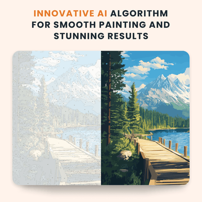 Paint by numbers - Mountain Path - MyArt