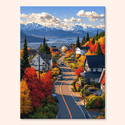 Paint by numbers - Mountain Road - MyArt