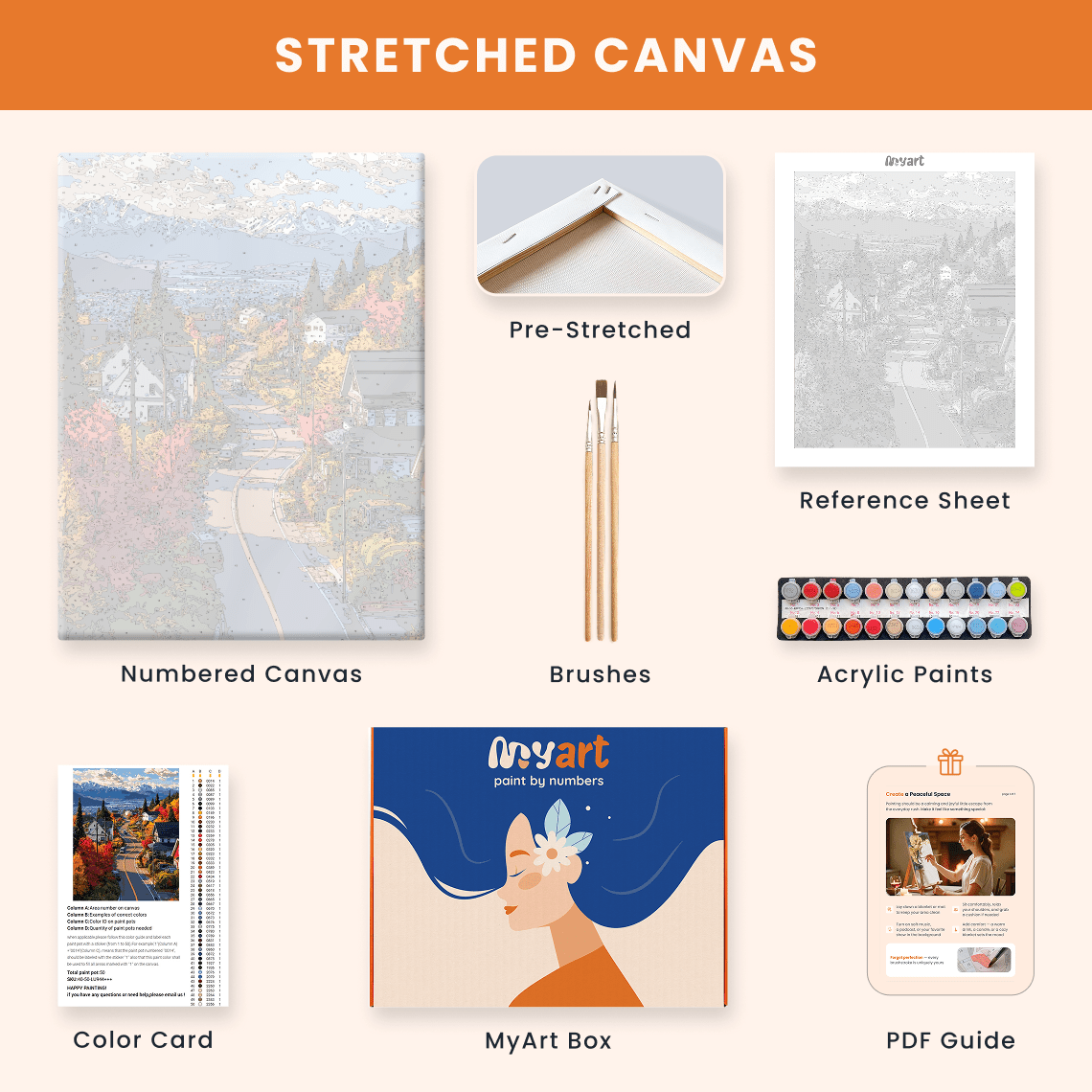 Paint by numbers - Mountain Road - MyArt