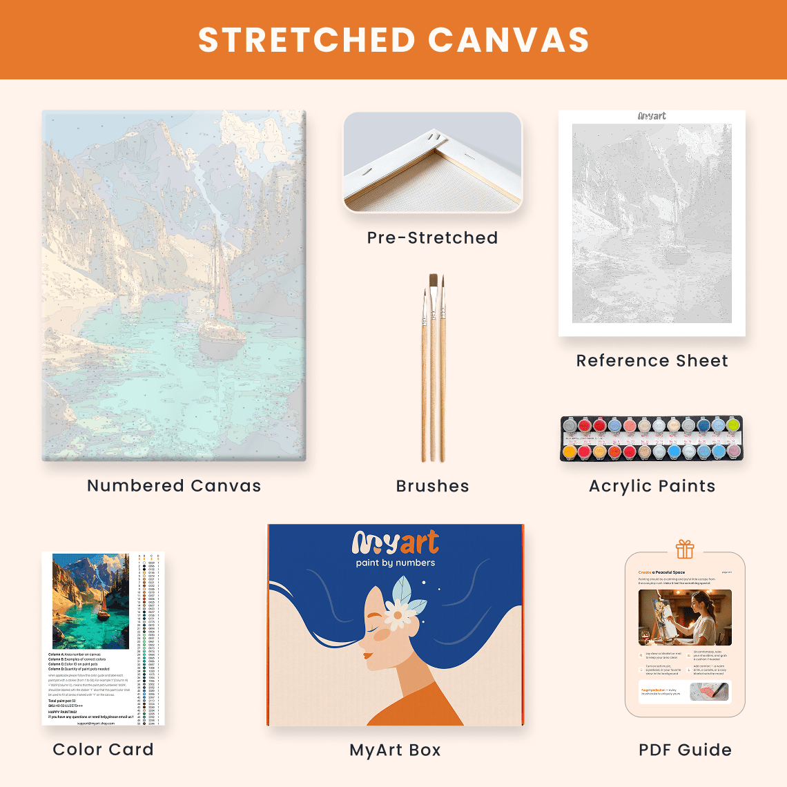 Paint by numbers - Mountain Sail - MyArt