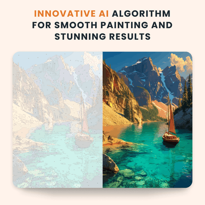 Paint by numbers - Mountain Sail - MyArt