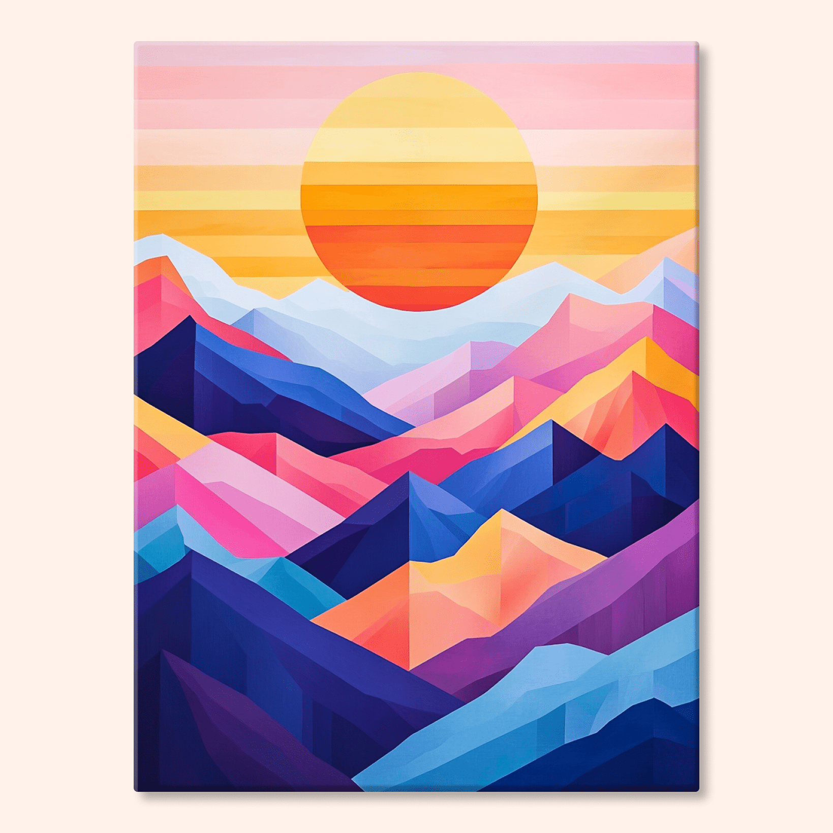 Paint by numbers - Mountain Sunrise - MyArt