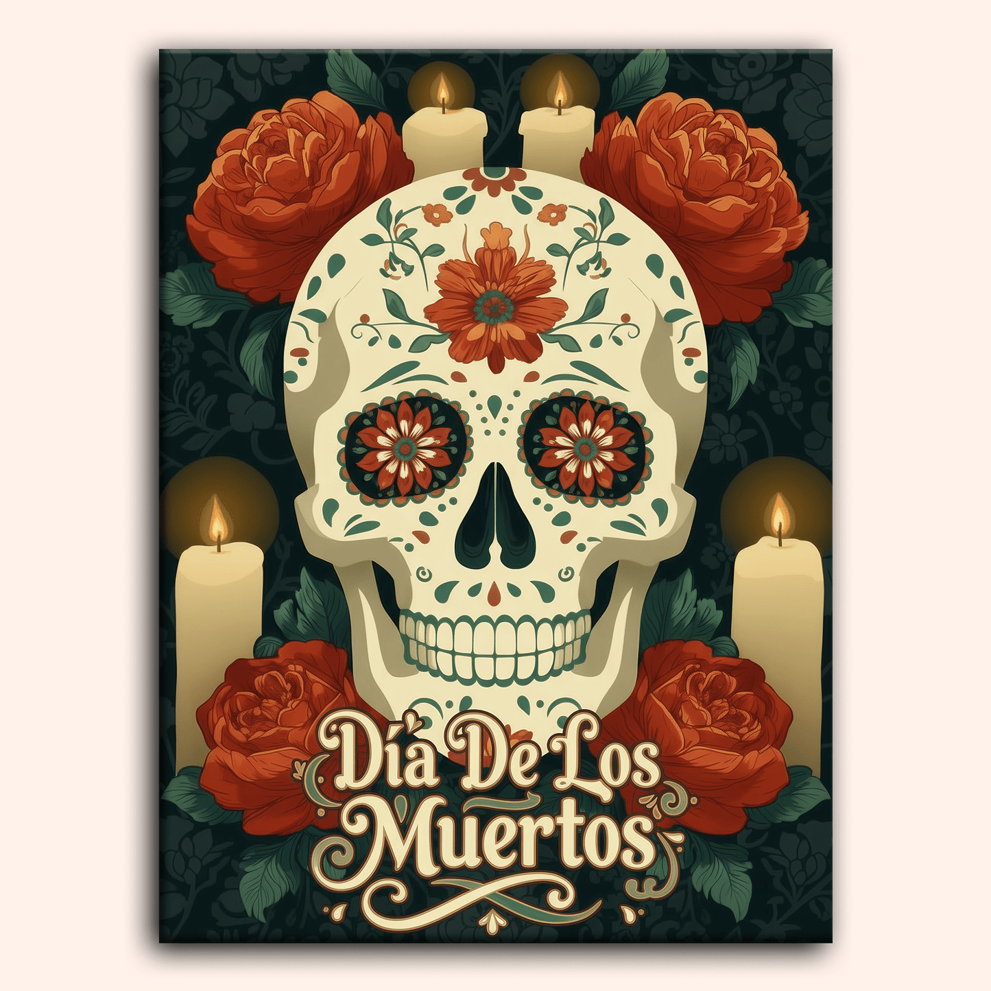 Paint by numbers - Muertos Skull - MyArt