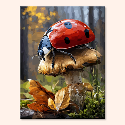 Mushroom Ladybug