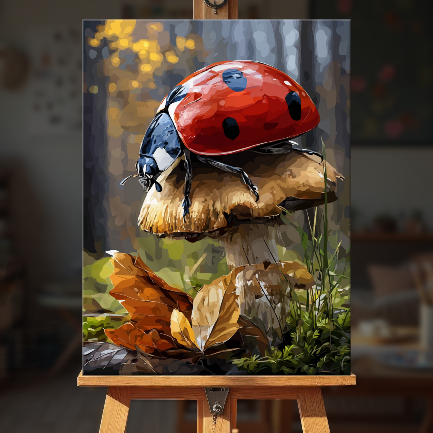 Mushroom Ladybug