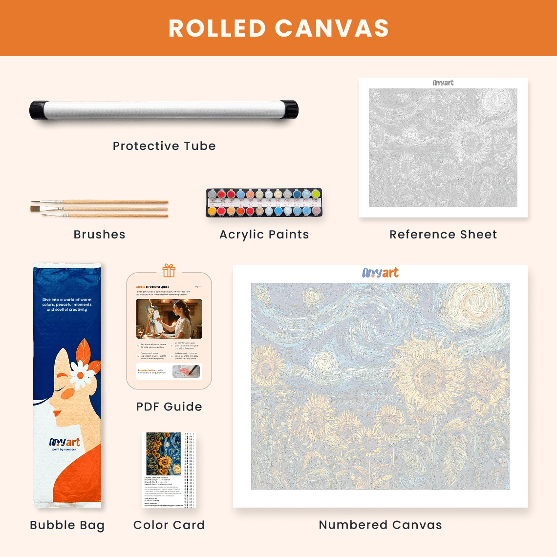 Paint by numbers - Mystic Glimmer - MyArt