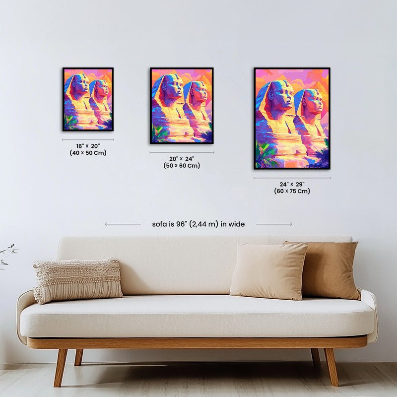 Paint by numbers - Neon Sphinxes - MyArt
