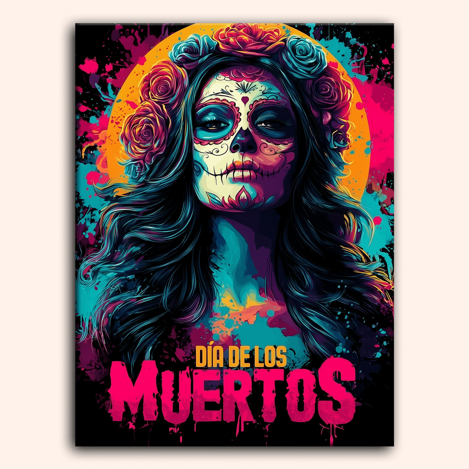 Paint by numbers - Neon Catrina - MyArt