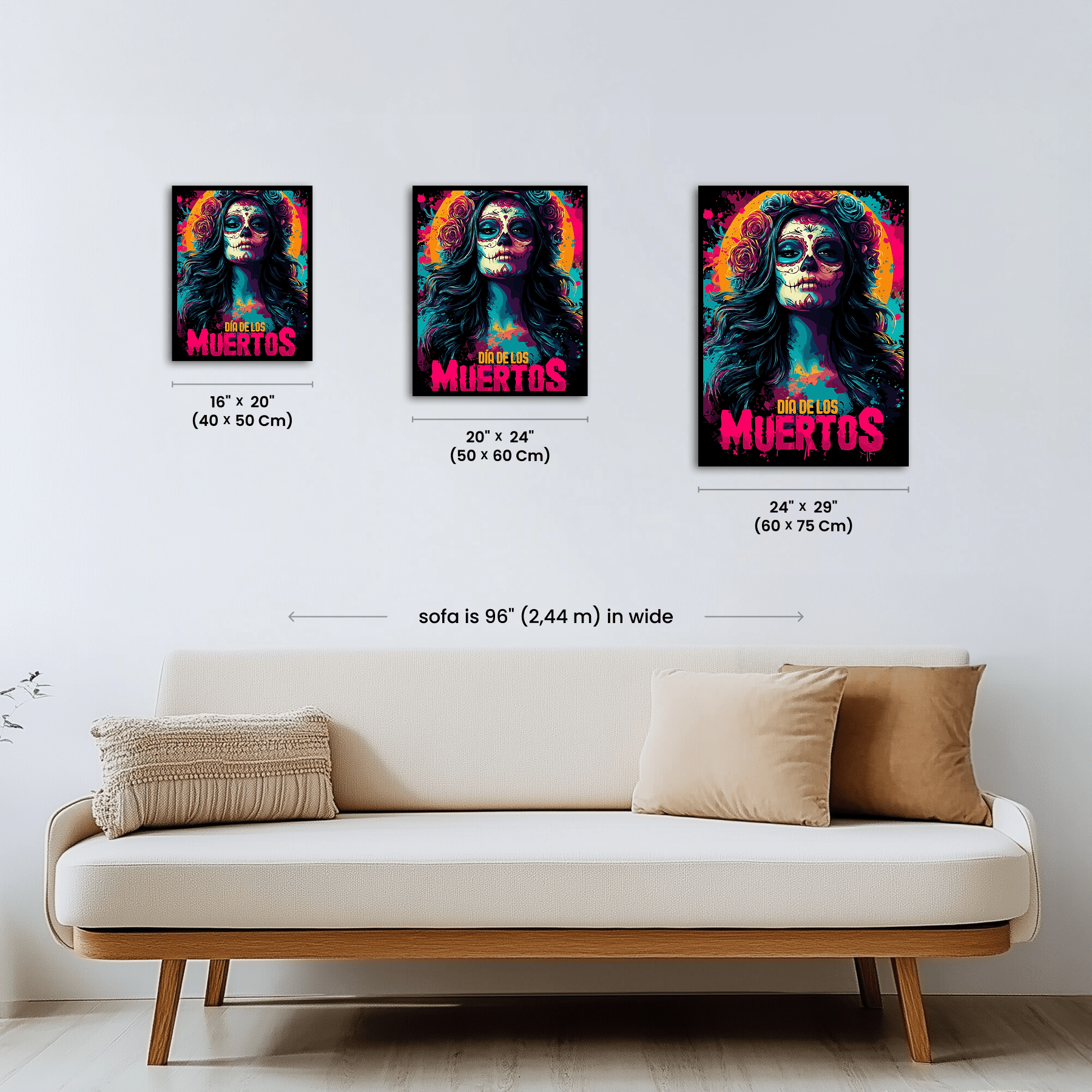 Paint by numbers - Neon Catrina - MyArt