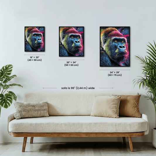 Paint by numbers - Neon Gorilla - MyArt