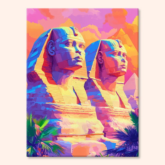 Neon Sphinxes