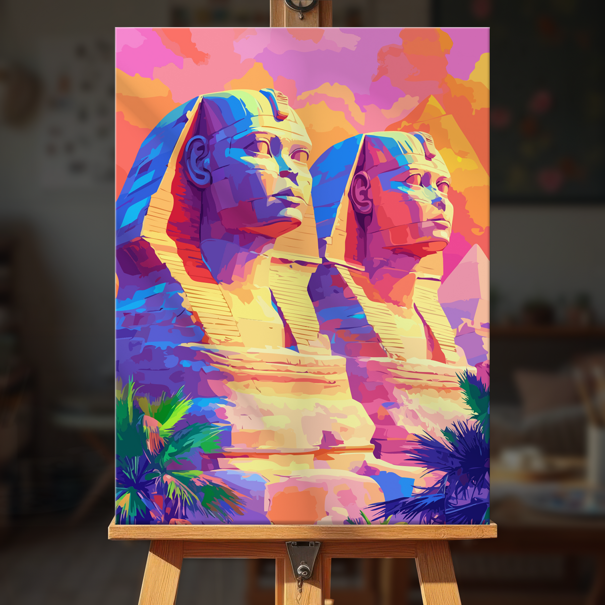 Neon Sphinxes