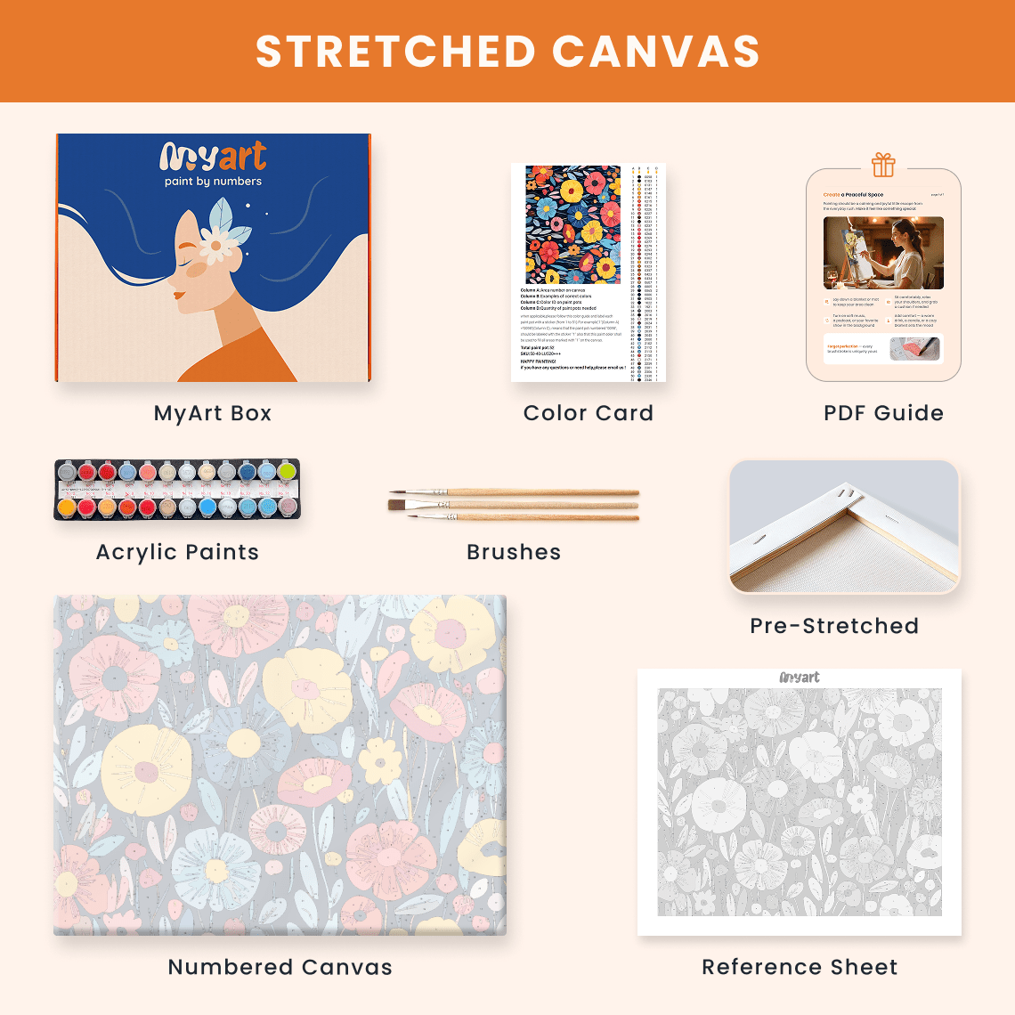 Paint by numbers - Night Garden - MyArt