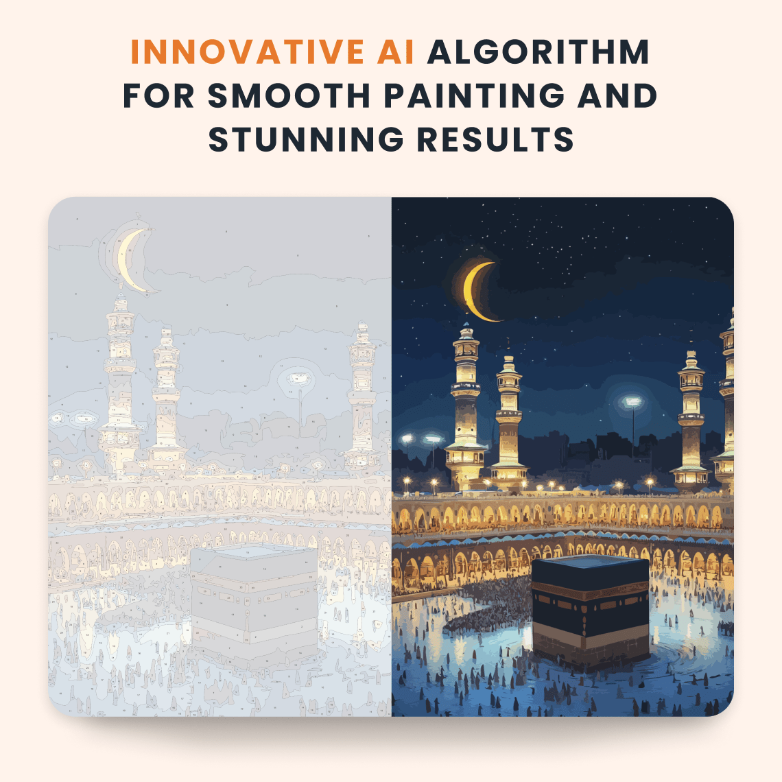 Paint by numbers - Night Pilgrimage - MyArt