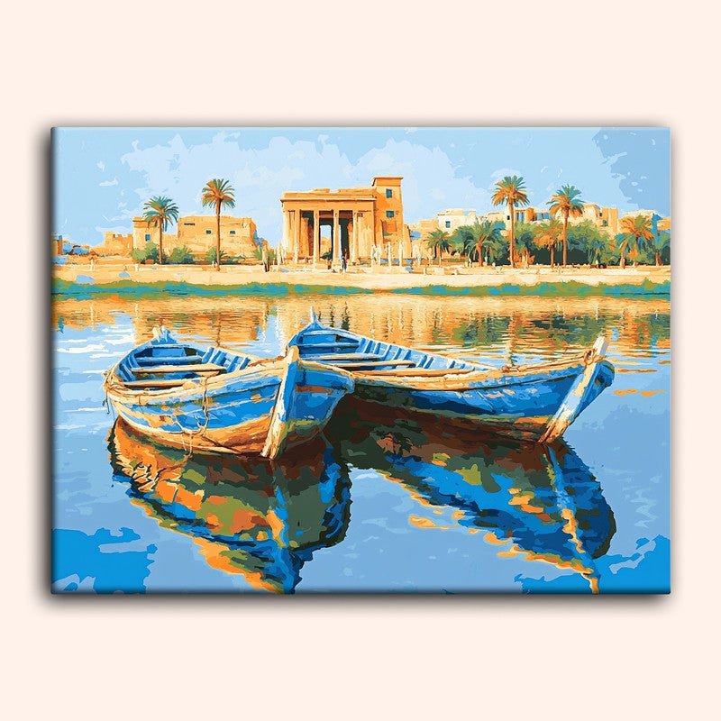 Paint by numbers - Nile Boats - MyArt