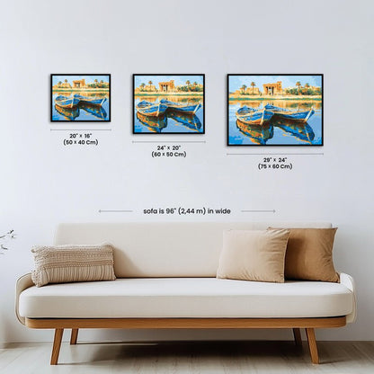 Paint by numbers - Nile Boats - MyArt