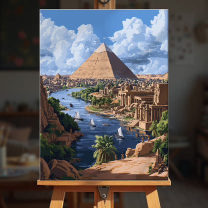 Paint by numbers - Nile Kingdom - MyArt