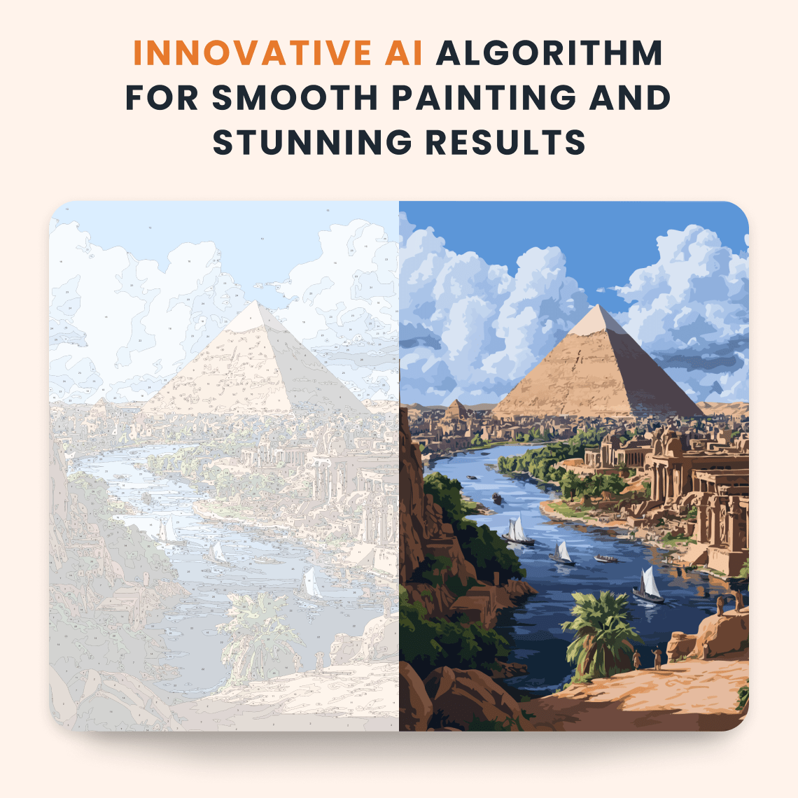 Paint by numbers - Nile Kingdom - MyArt