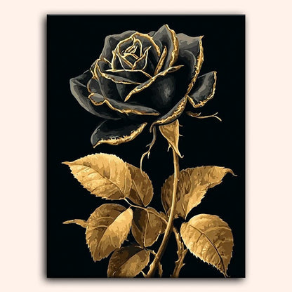 Paint by numbers - Noir Bloom - MyArt