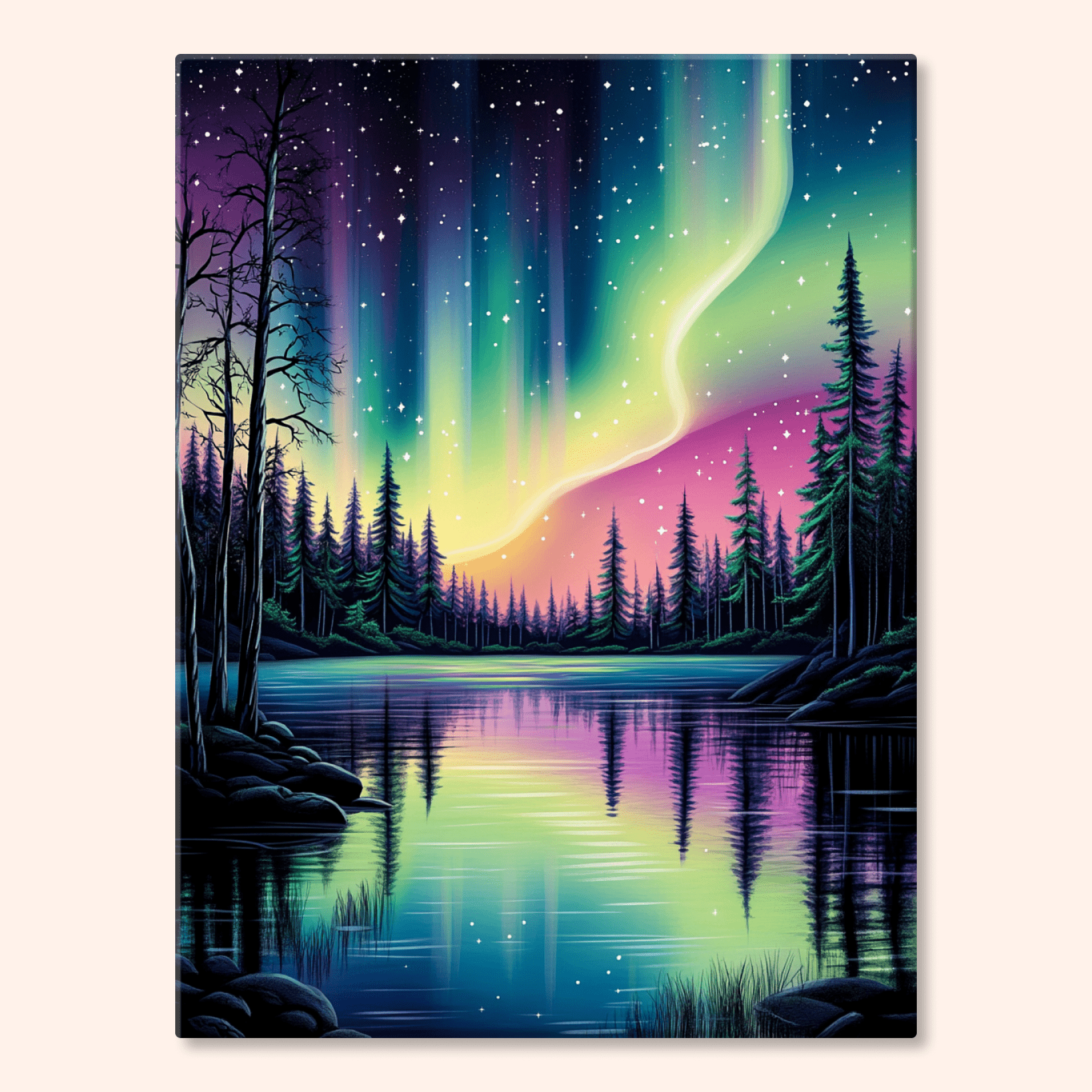 Paint by numbers - Northern Lights - MyArt