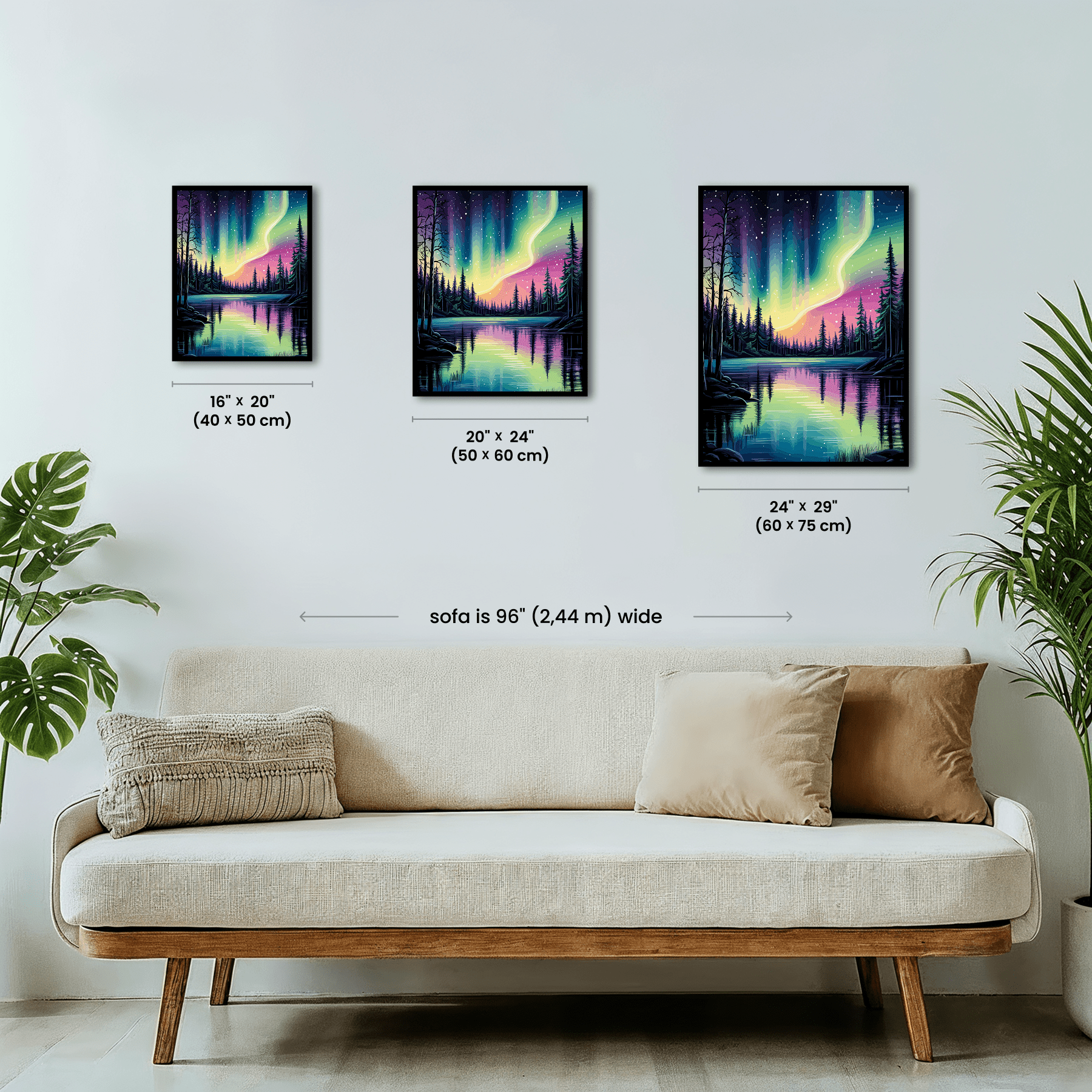 Paint by numbers - Northern Lights - MyArt