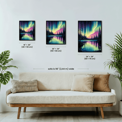 Paint by numbers - Northern Lights - MyArt