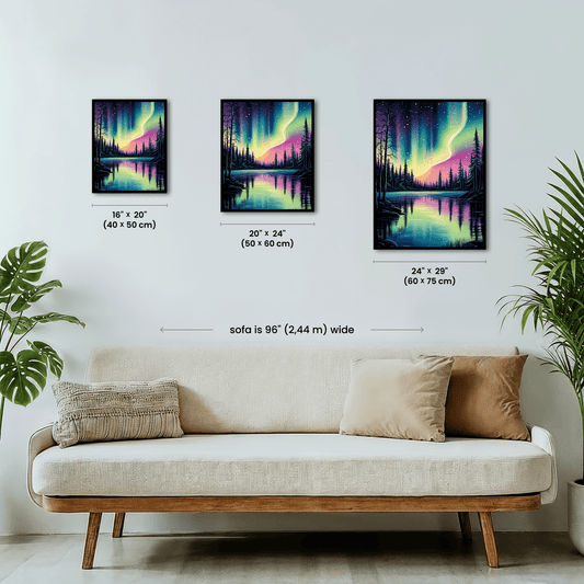 Paint by numbers - Northern Lights - MyArt