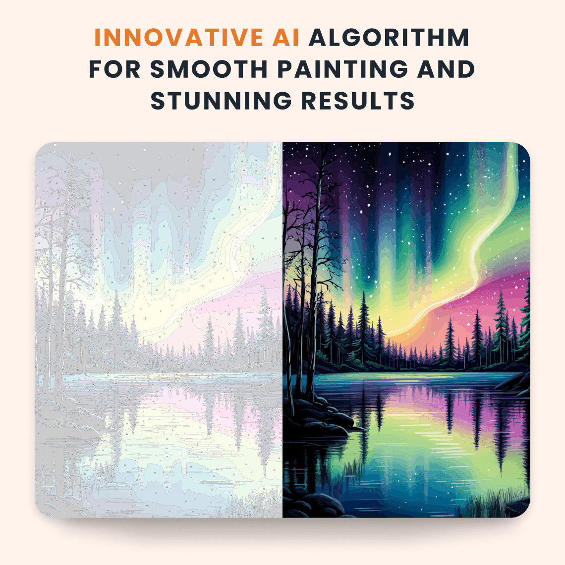 Paint by numbers - Northern Lights - MyArt