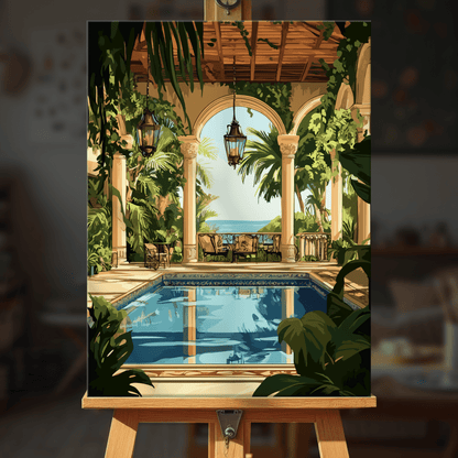 Paint by numbers - Oasis Retreat - MyArt