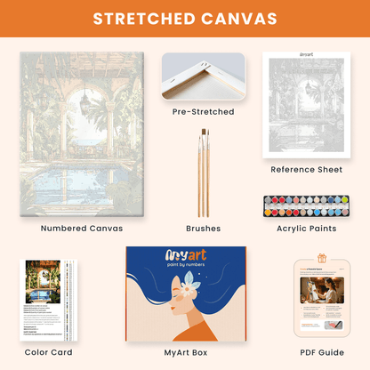 Paint by numbers - Oasis Retreat - MyArt