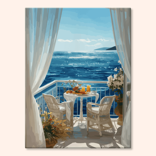 Paint by numbers - Ocean Balcony - MyArt