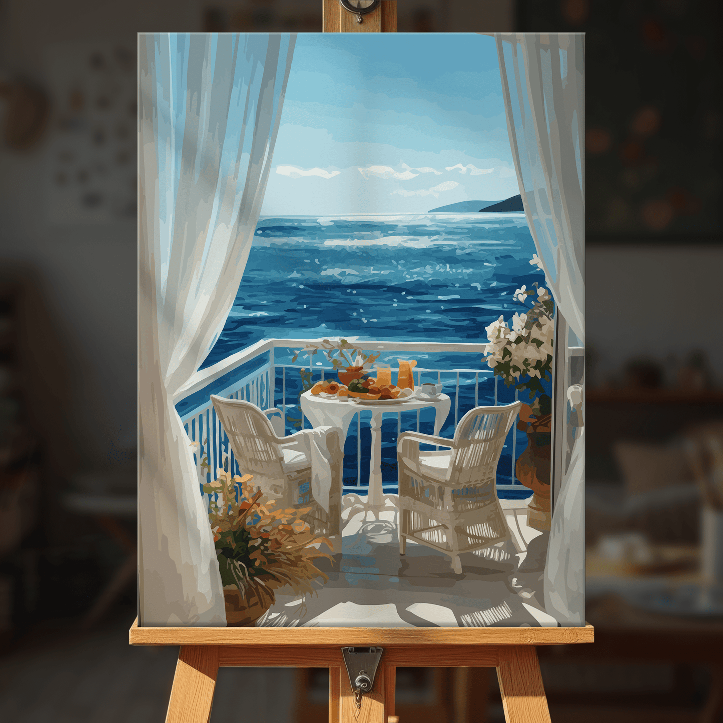 Paint by numbers - Ocean Balcony - MyArt