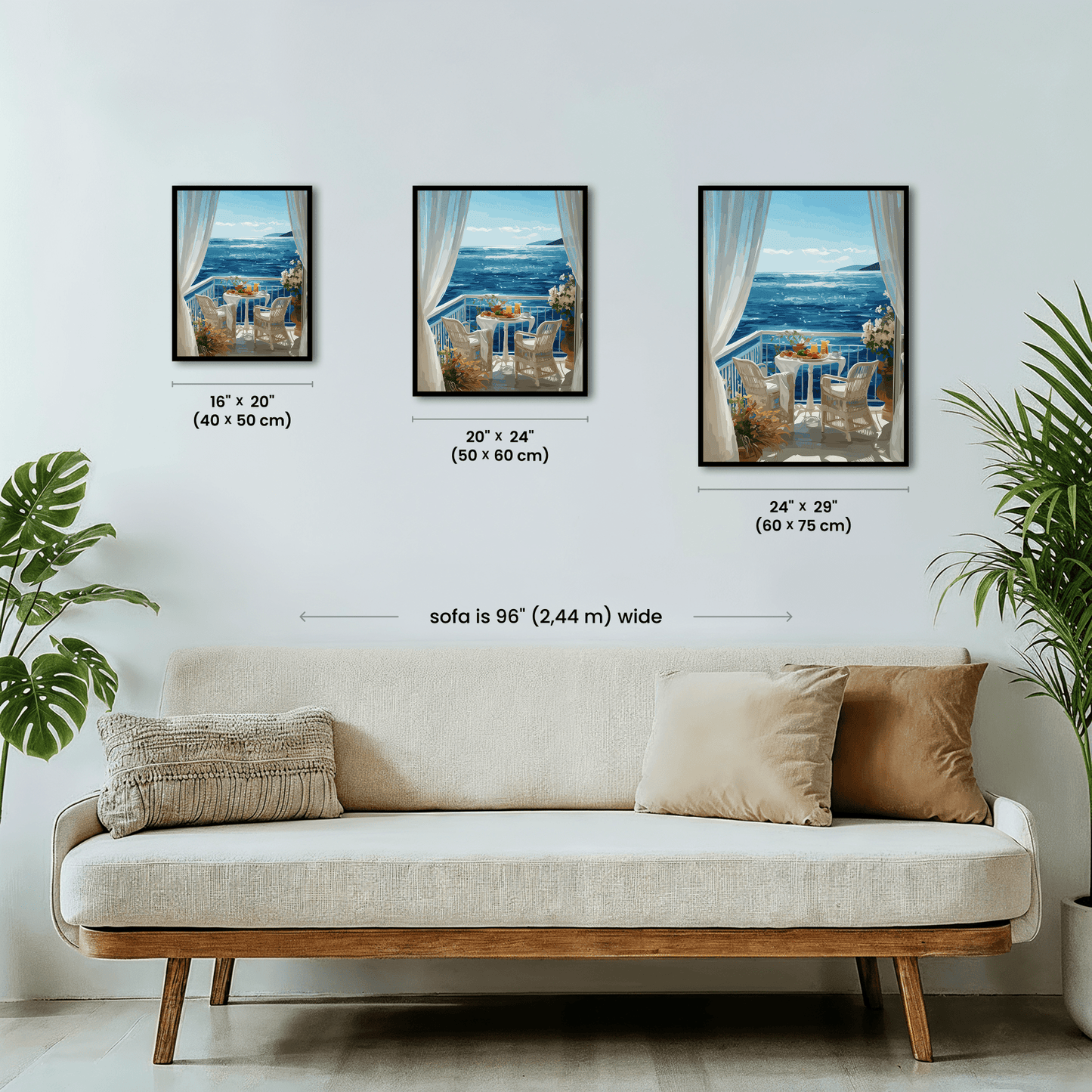 Paint by numbers - Ocean Balcony - MyArt