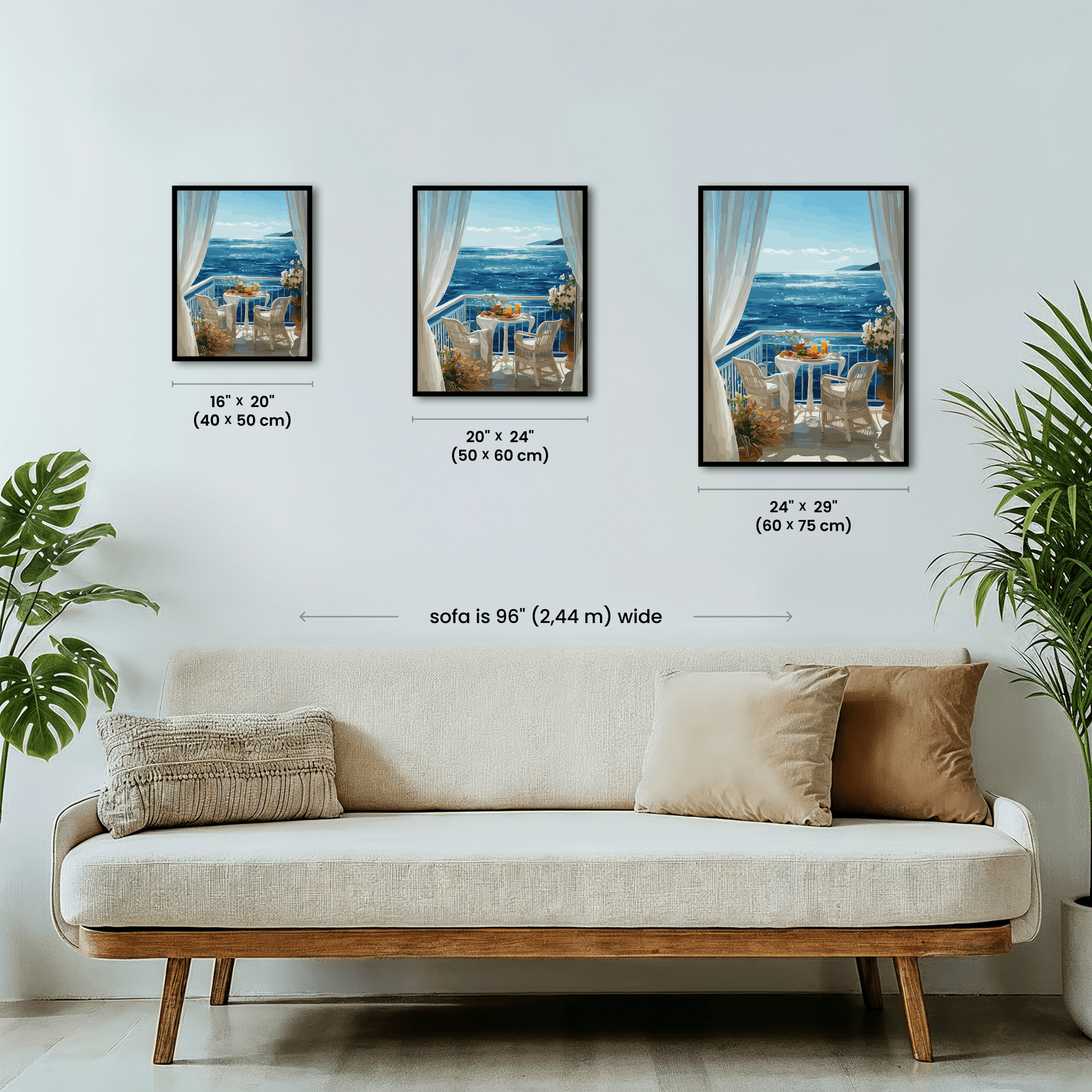 Paint by numbers - Ocean Balcony - MyArt