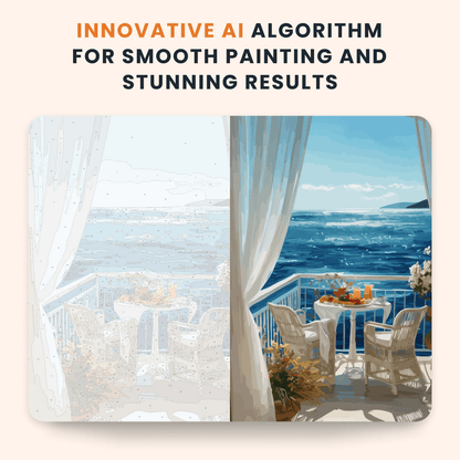 Paint by numbers - Ocean Balcony - MyArt